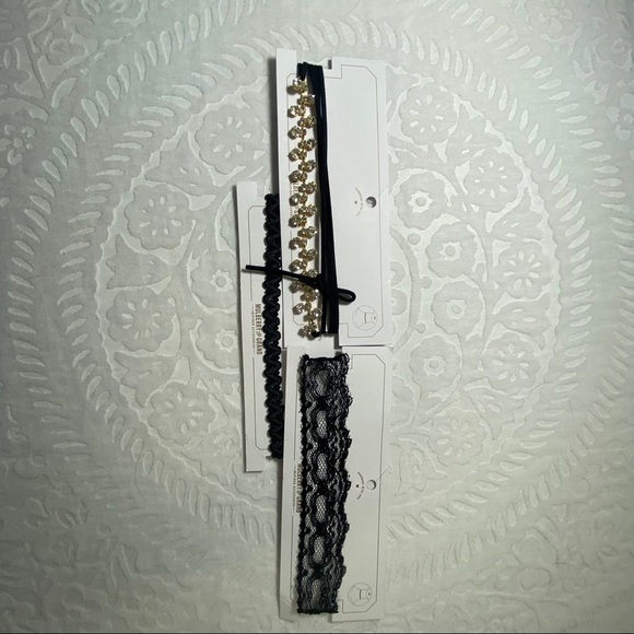 Women’s black choker set - Picture 1 of 8